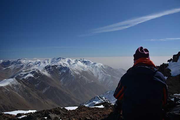 In Atlas Mountains  atlas trekking morocco expert.